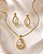 Conjunto - CJ 4 PÇ GARG E BRINCO E PINGENTE GOTA ZIRCONIA - Imagem 1