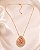 Conjunto - COLAR FIO VENEZ E PINGENTE GOTA ROSA COBERTA POR GOTA CRAV EM ZIRC - Imagem 2