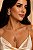 Conjunto - COLAR FIO VENEZ E PINGENTE GOTA ROSA COBERTA POR GOTA CRAV EM ZIRC - Imagem 3