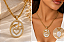 Conjunto - CONJ 2 PÇ LUXO CORDÃO PERUANO 50CM + PING MÃE PEROLIZADA E CRAVEJADA ZIRC - Imagem 3