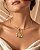 Choker - CONJ 2 PÇ CHOKER ARO COM PINGENTE 3 AROS OVALADOS 10,GR 18K - Imagem 1