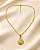 Conjunto - CONJ 2 PÇ CORDÃO ELO PORTUGUES + PINGENTE MEDALH C PAI NOSSO FECHO LUXO - Imagem 2