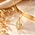 Conjunto - CONJ 2 PÇ GARG VENEZ 38CM+ PING DOIS CORAÇÕES UM CRAV ZIRC - Imagem 1