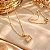 Conjunto - CONJ 2PÇ CORRENTE CADEADO + PING QUADRADO ZIRC - Imagem 1