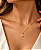 Conjunto - CONJ 2PÇ CORRENTE CADEADO + PING QUADRADO ZIRC - Imagem 2