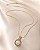Conjunto - CONJ 2PÇ GARG CADEADINHO 45CM + PING ARCO CRAV COM PÉROLA - Imagem 1