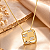 Conjunto - CONJ 2PÇ GARG VENEZ 45+5CM E PING QUADRADO LUXO CRAV ZIRC - Imagem 1