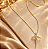 Conjunto - CONJUNTO 02 PEÇAS GARG 45CM FIO VENEZIANA E PING CRUZ CRAVEJADA ZIRC E C PASSA FIO - Imagem 1