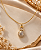Conjunto - CONJUNTO 02PÇ GARGANTILHA VENEZIANA 45+5CM PINGENTE MEIA ESFERA CRAVEJADO E ZIRC MAIOR 5mm 18K - Imagem 1