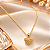 Conjunto - CONJUNTO 2 PÇ GARG CADEADO 40CM E PING CORAÇÃO PEDRA FAKE 18K - Imagem 1