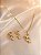 Conjunto - CONJUNTO 4 PÇ GARG VENEZ 45CM BRINCO E PINGENTE COM ZIRCONIAS 8mm GOTA E 3mm 18K - Imagem 1