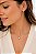 CONJ PRATA 3 PC CORDAO VENEZ PING ZIRC CORACAO R B - Imagem 2