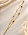 PULSEIRA FEMIN DUPLA MELINDROSA E RESINA PRETA - Imagem 1