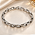 PULSEIRA BRACELETE ELO CARTIER DUPLO - Imagem 1