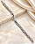 PULSEIRA BRACELETE GRUMET DIAMANTADO NA LATERAL - Imagem 1
