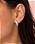 Brinco - ARGOLA CLICKER C/ZIRCONIA RETANGULAR - Imagem 2