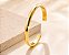 BRACELETE ABERTO LISO ARO MEIA CANA OCO - Imagem 1