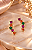 BRINCO ARC0 CUFF FIXO 5 ZIRCONIAS COLORIDAS - Imagem 1