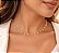 CHOCKER PÉROLAS E CRISTAIS  INTERCALADAS - Imagem 2