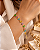PULSEIRA ZIRCONIAS BORBOLETAS COLORIDAS - Imagem 2