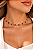 CHOCKER ZIRCONIAS CORAÇÃO ZIRC VERMELHA - Imagem 2