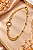 PULSEIRA DUPLA MISTA ELO PORTUGUES E DETALHE CRAVE - Imagem 1