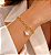 PULSEIRA ELOS DIAMANTADOS E PING BORBOLETA CRISTAL - Imagem 2