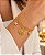 PULSEIRA MISTA DUPLA COM PING MANDALA E PONTO LUZ - Imagem 2