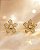 BRINCO FLOR CRAVJ 5 PÉTALAS E ZIRC 3MM CENTRAL +RÓ - Imagem 2