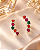 BRINCO MEIO ARCO EST CUFF ZIRCONIAS COLORIDAS 5 PE - Imagem 1