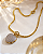 Conjunto - CONJ 2 PÇ CORDÃO CHILENO FECHO BOIA LUXO E PING ABSOLUTE CORAÇÃO 968 ZIRC 5A MAXI - Imagem 2