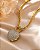 Conjunto - CONJ 2 PÇ CORDÃO CHILENO FECHO BOIA LUXO E PING ABSOLUTE CORAÇÃO 968 ZIRC 5A MAXI - Imagem 3