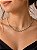 CHOKER CORAÇÕES EM ZIRCONIA VERDE ESMERALDA - Imagem 1