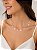 CHOKER CIGANINHA COM CORAÇÕES CHAPINHA PENDENTE - Imagem 1