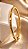 BRACELETE LISO COM 3 PONTILHADOS CRAV ZIRC C PEGA - Imagem 1