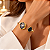 BRACELETE ARO 2 PEDRAS NATUR OPALA MAR/SELEN - Imagem 3