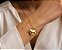 PULSEIRA ELO CARTIER C/ PINGENTE CORAÇÃO DUPLA FAC - Imagem 1