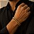 BRACELETE LUXO ELO GROUMET 2 CORES - Imagem 2
