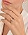 ANEL 4 FOLHAS SEQUENCIAL EM ZIRCONIA - Imagem 2