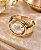 ANEL PONTO LUZ OVAL  ENVOLTO EM GARRAS - Imagem 1