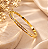 BRACELETE C NAVETES EMBUTIDAS AÇO - Imagem 1