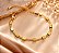 PULSEIRA FITA ITALIANA C/ RETANGULOS LOVE - Imagem 1