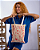ECOBAG 100% ALGODÃO COM ESTAMPA LOCALIZADA E ALÇA TRAMADA REFORÇADA - Imagem 4