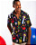 CAMISA DE BOTÃO ESTAMPADA EM VISCOSE - PRETO BUMBÁ - Imagem 3