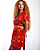 SAIA ENVELOPE ESTAMPADA EM VISCOSE - VERMELHO CORTEJO - Imagem 1