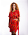 SAIA ENVELOPE ESTAMPADA EM VISCOSE - VERMELHO CORTEJO - Imagem 2