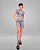 SHORT BIKER EM TULE ESTAMPADO SEGUNDA PELE - FRENZY - Imagem 5