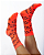 KIT MEIAS ESTAMPADAS DE POLIAMIDA NEON PARA ESPORTES - Imagem 3