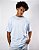 CAMISETA OVERSIZED 100% ALGODÃO - REISADO - AZUL CÉU - Imagem 2