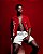 Camisa oversized em mescla de linho - Armorial - Vermelho - Imagem 3